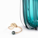 Bague plaqué or Ginko &amp; Keishi