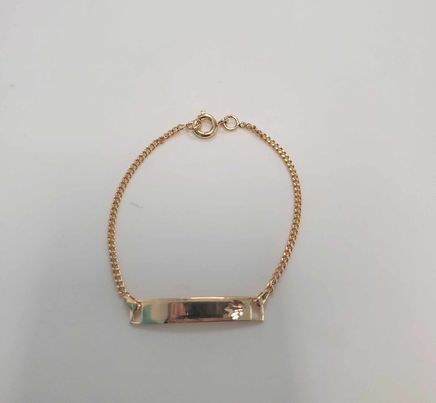 Bracelet Enfant Plaqué Or Gourmette