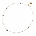 COLLIER 11 KEISHIS - PLAQUE OR