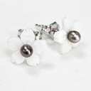 STUDS NACRE SAKURA ET KEISHI - Argent