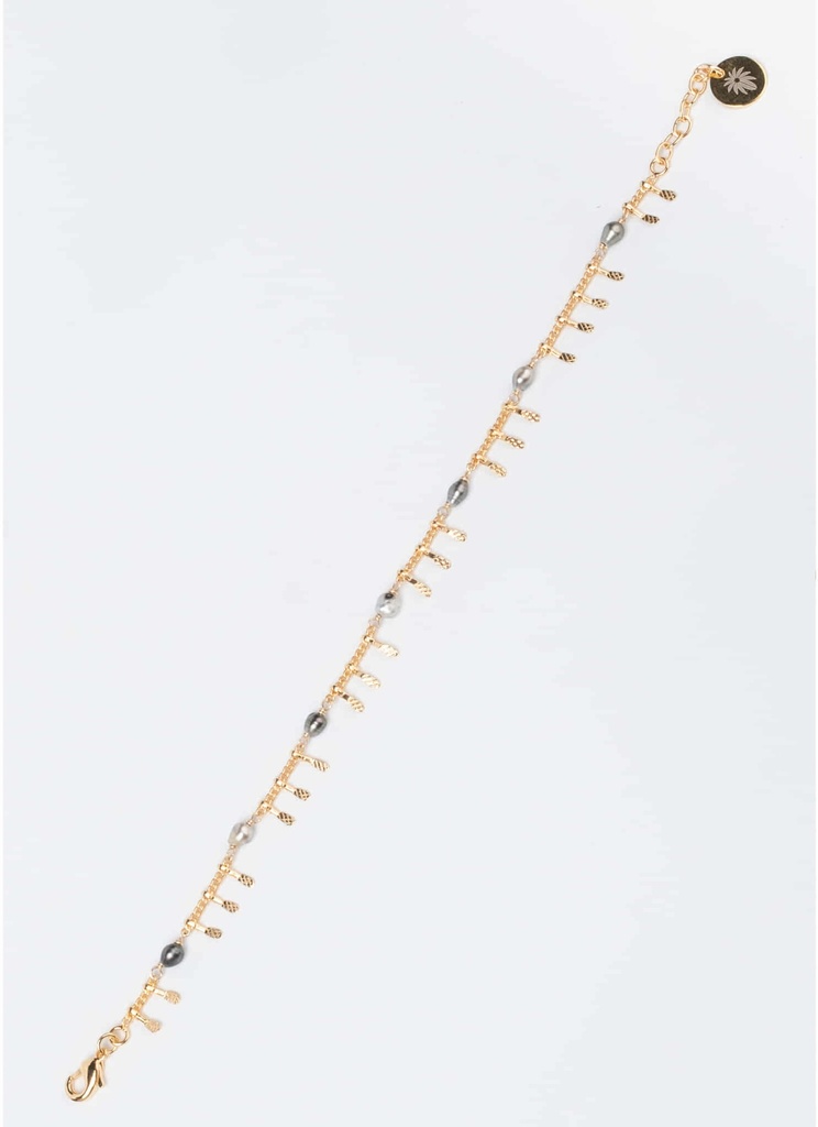 BRACELET 7 KEISHIS - PLAQUE OR