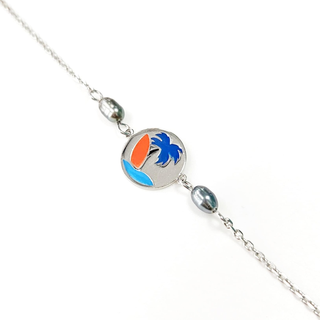 BRACELET ENFANT SURF 2 KEISHIS - ARGENT
