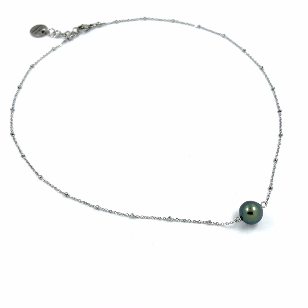 Collier chaîne boule+ Perle