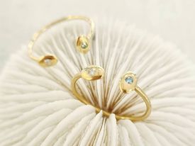 Bague Thomas OR TOI&amp;MOI diamants couleurs
