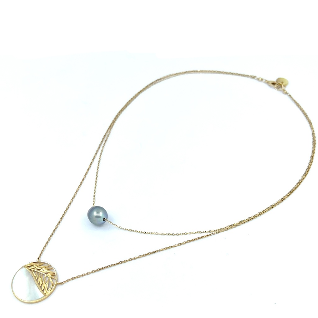 Collier 2 rangs PALMS