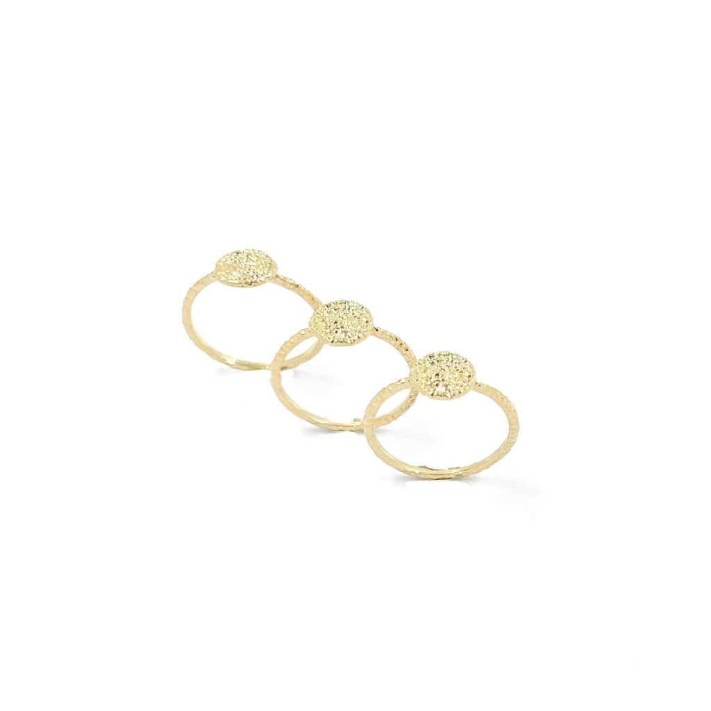Bague SUN - plaqué or
