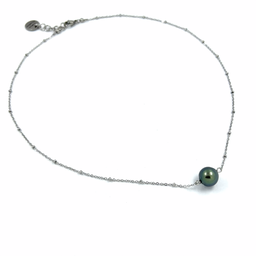 [ANCO] Collier chaîne boule+ Perle