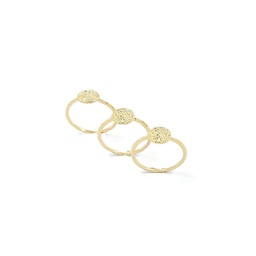 Bague SUN - plaqué or