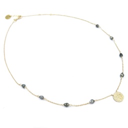 [COSUNK] COLLIER PLAQUE OR SUN ET 8 KEISHIS