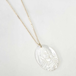 [COMARI] COLLIER AVEC PENDENTIF NACRE MARIE