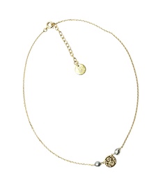 [COENPG] Collier Enfant Plaqué Or Pastille Gravée 2 Keishis