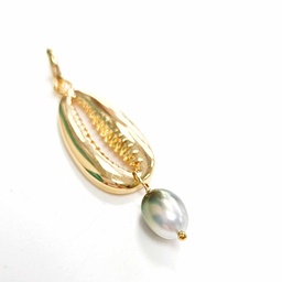 [PDCORIK] PENDENTIF plaqué or cori + keishi