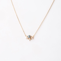 [CODIAD] COLLIER plaqué or DIADEME +1 keishi et zirconiums