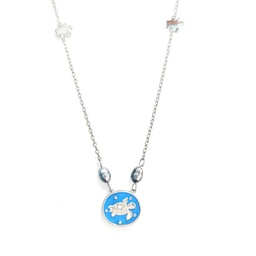 [COTORTUE] COLLIER ENFANT TORTUE ET 2 KEISHIS - ARGENT