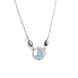 [COPAPI] COLLIER ENFANT PAPILLON ET 2 KEISHIS - ARGENT