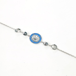 [BRSTJAK] BRACELET ENFANT COQUILLAGE 2 KEISHIS - ARGENT